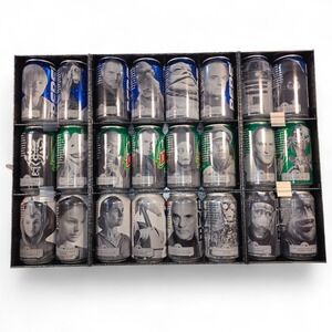 Star Wars Episode I Pepsi Collector Can Set‎ Retro 1999 Naboo Fighter Metal Box